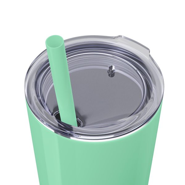 Cup Skinny Tumbler with Straw, 20oz LIVE GOD LIVE GOOD TM - Image 106