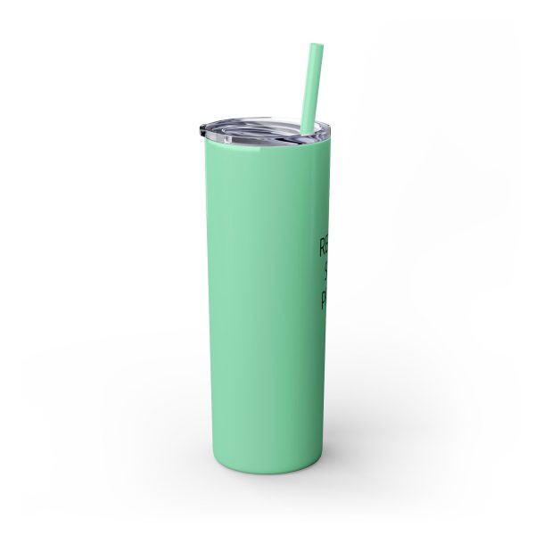 Cup Skinny Tumbler with Straw, 20oz READY SET PRAY TM - Image 110