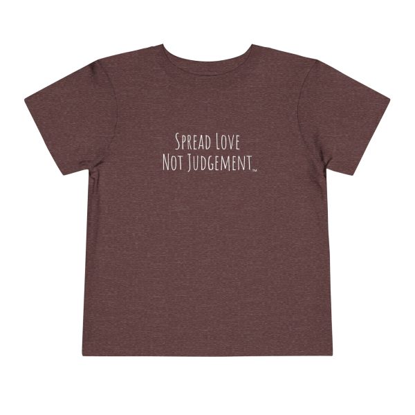 Spread Love Not Judgement Toddler Short Sleeve Tee TM - Image 29