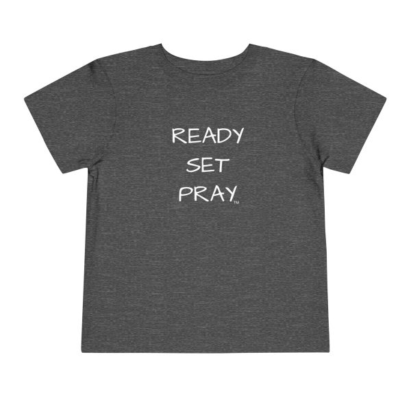 READY SET PRAY Toddler Short Sleeve Tee White Letters TM - Image 21