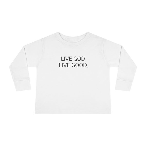 LIVE GOD LIVE GOOD Toddler Long Sleeve Tee TM - Image 5