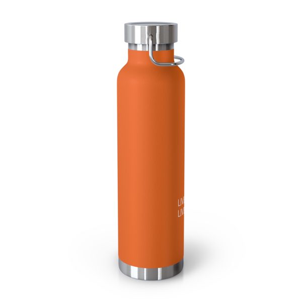 Copper Vacuum Insulated Bottle, 22oz LIVE GOD LIVE GOOD White Letters TM - Image 31