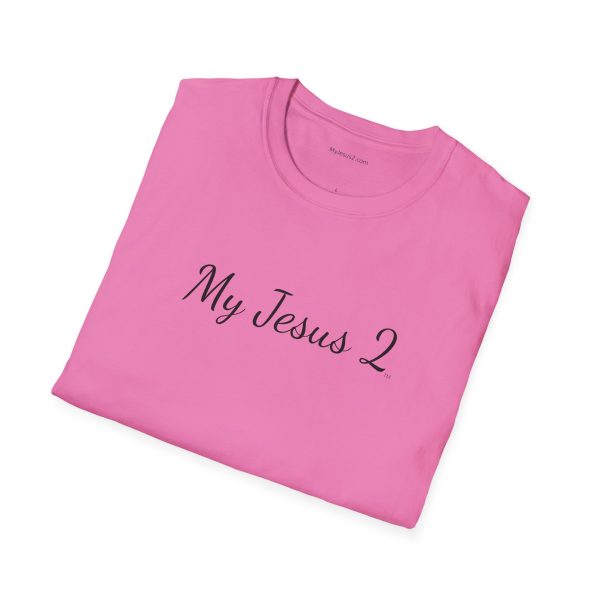 My Jesus 2 Unisex Softstyle T-Shirt Black Letters TM - Image 100