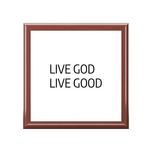 Jewelry Box LIVE GOD LIVE GOOD TM - Image 5