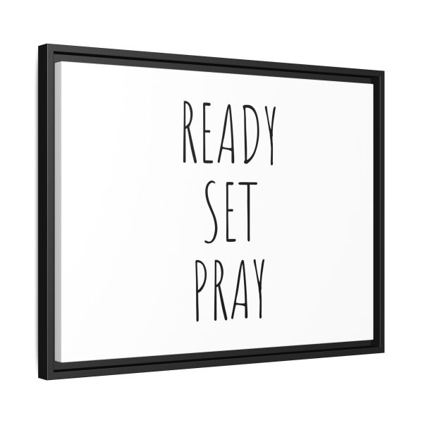 Matte Canvas, Black Frame READY SET PRAY TM - Image 18