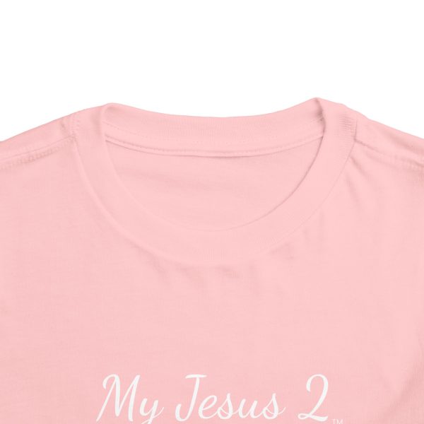 My Jesus 2 Toddler Short Sleeve Tee White Letters TM - Image 28