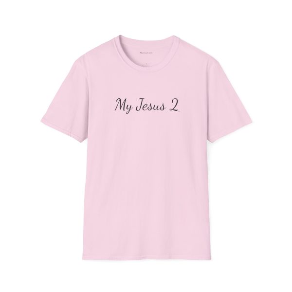 My Jesus 2 Unisex Softstyle T-Shirt Black Letters TM - Image 85