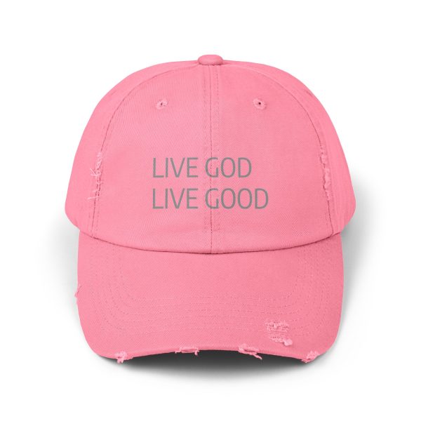 Hat Distressed LIVE GOD LIVE GOOD TM - Image 41