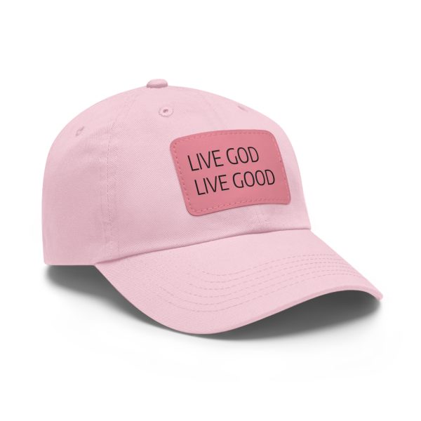 Hat with Leather Patch (Rectangle) LIVE GOD LIVE GOOD TM - Image 65