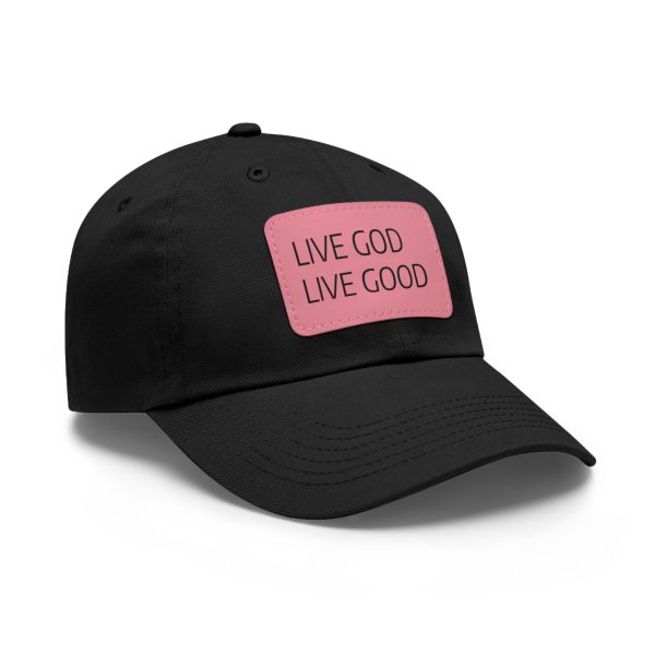 Hat with Leather Patch (Rectangle) LIVE GOD LIVE GOOD TM - Image 37