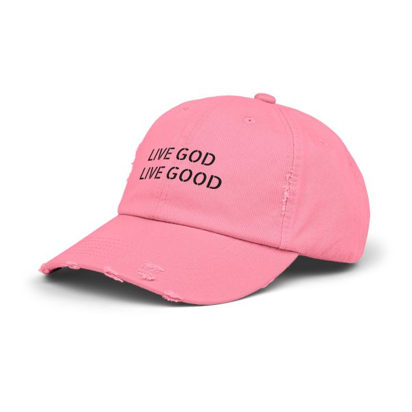 Hat Distressed LIVE GOD LIVE GOOD TM - Image 42