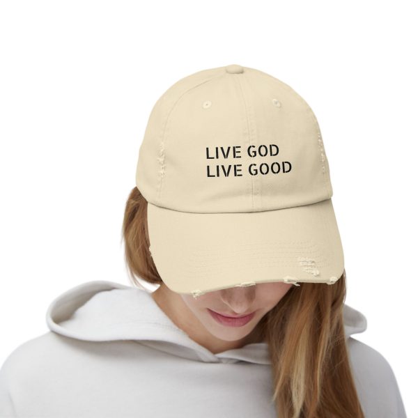 Hat Distressed LIVE GOD LIVE GOOD TM - Image 12