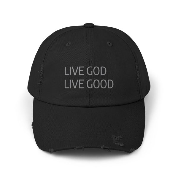 Hat Distressed LIVE GOD LIVE GOOD TM - Image 9