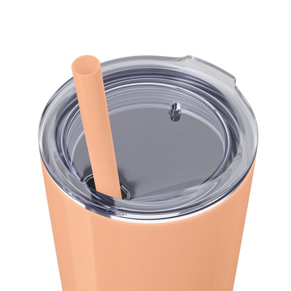 Cup Skinny Tumbler with Straw, 20oz LIVE GOD LIVE GOOD TM - Image 25