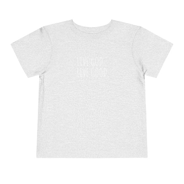 LIVE GOD LIVE GOOD Toddler Short Sleeve Tee White Letters TM - Image 17