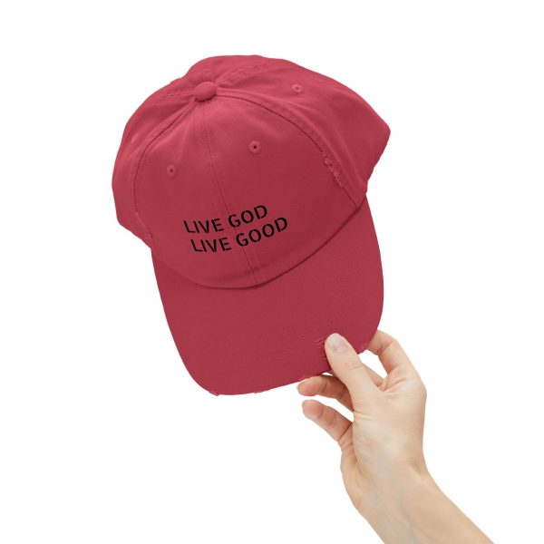 Hat Distressed LIVE GOD LIVE GOOD TM - Image 56