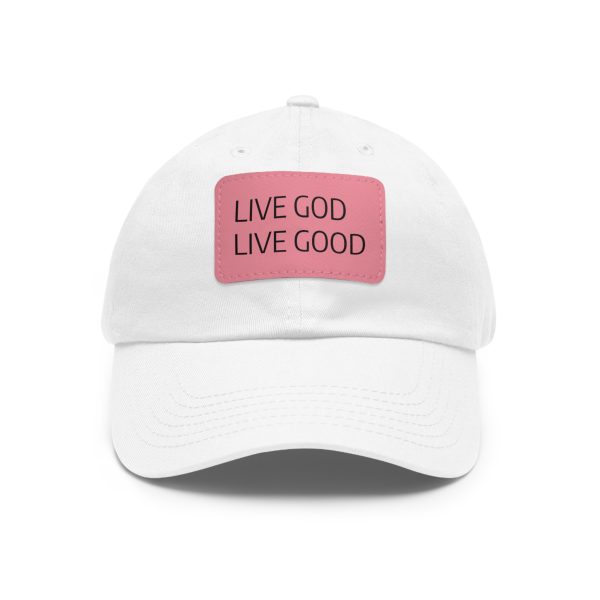 Hat with Leather Patch (Rectangle) LIVE GOD LIVE GOOD TM - Image 15