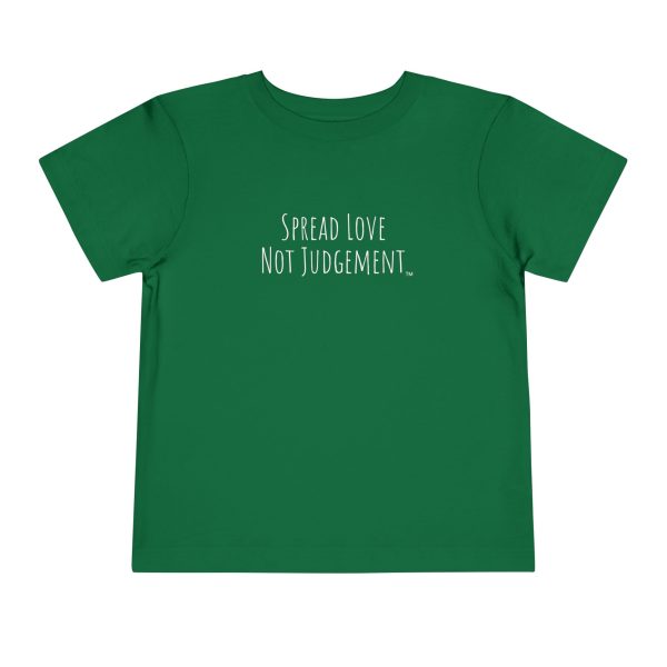 Spread Love Not Judgement Toddler Short Sleeve Tee TM - Image 5