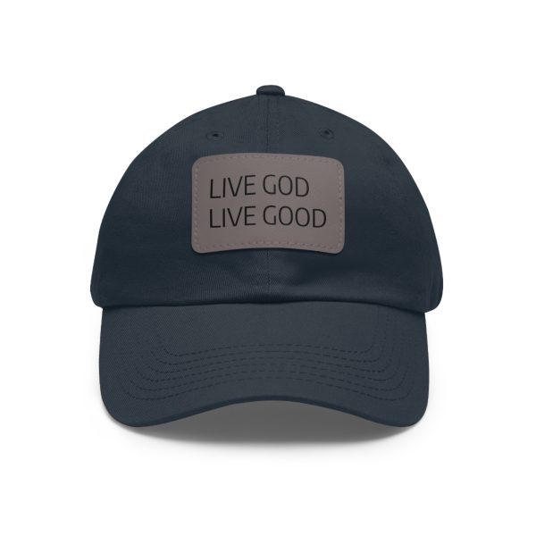 Hat with Leather Patch (Rectangle) LIVE GOD LIVE GOOD TM - Image 43