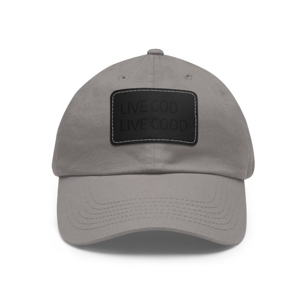 Hat with Leather Patch (Rectangle) LIVE GOD LIVE GOOD TM - Image 71