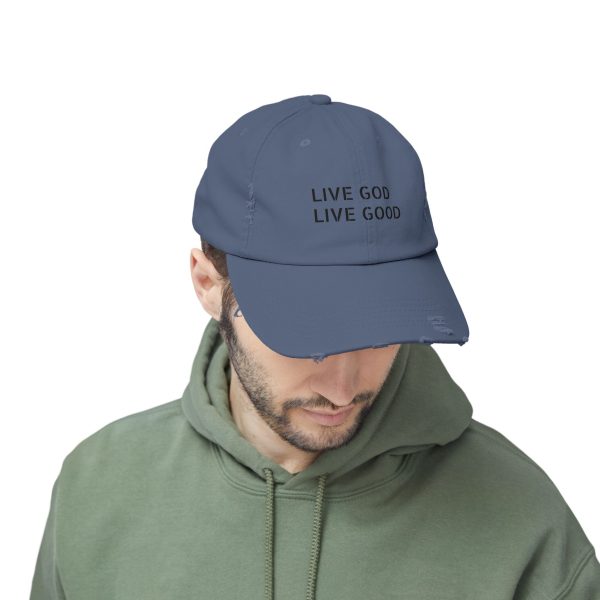 Hat Distressed LIVE GOD LIVE GOOD TM - Image 38