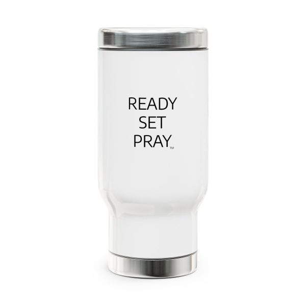 Cup Stainless Steel Travel Mug with Handle, 14oz READY SET PRAY TM