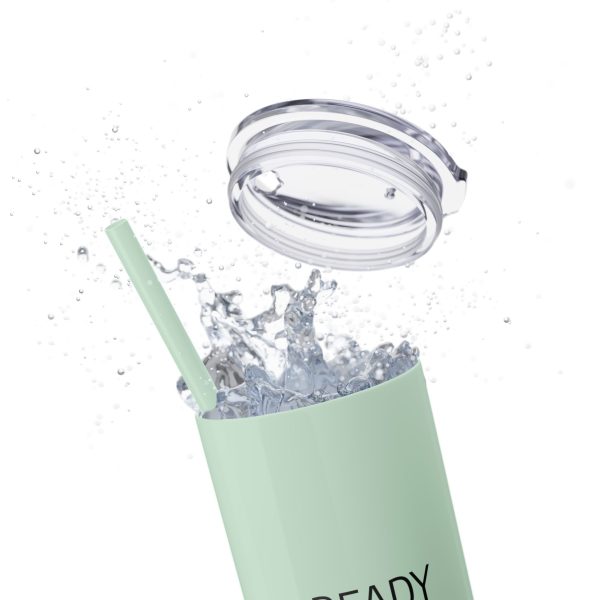 Cup Skinny Tumbler with Straw, 20oz READY SET PRAY TM - Image 8