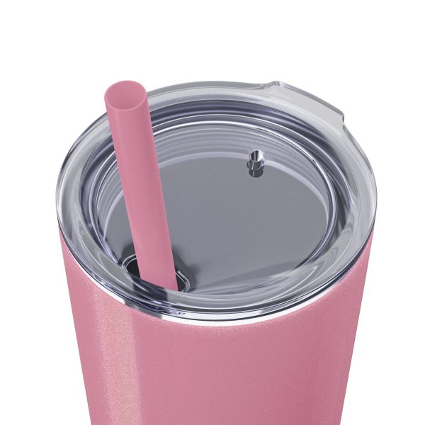 Cup Skinny Tumbler with Straw, 20oz LIVE GOD LIVE GOOD TM - Image 61