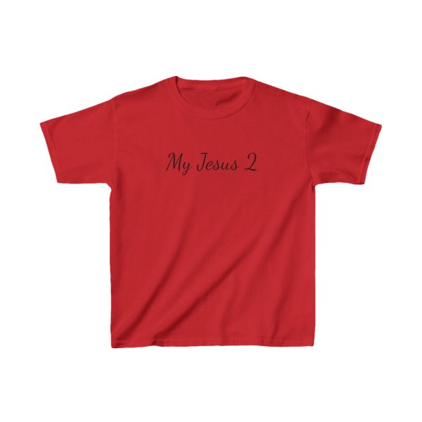 My Jesus 2 Kids Heavy Cotton Tee Black Letters TM - Image 15