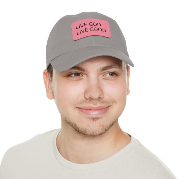 Hat with Leather Patch (Rectangle) LIVE GOD LIVE GOOD TM - Image 96