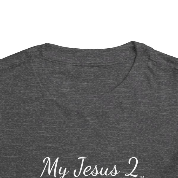 My Jesus 2 Toddler Short Sleeve Tee White Letters TM - Image 24