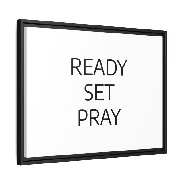 Matte Canvas, Black Frame READY SET PRAY TM - Image 18