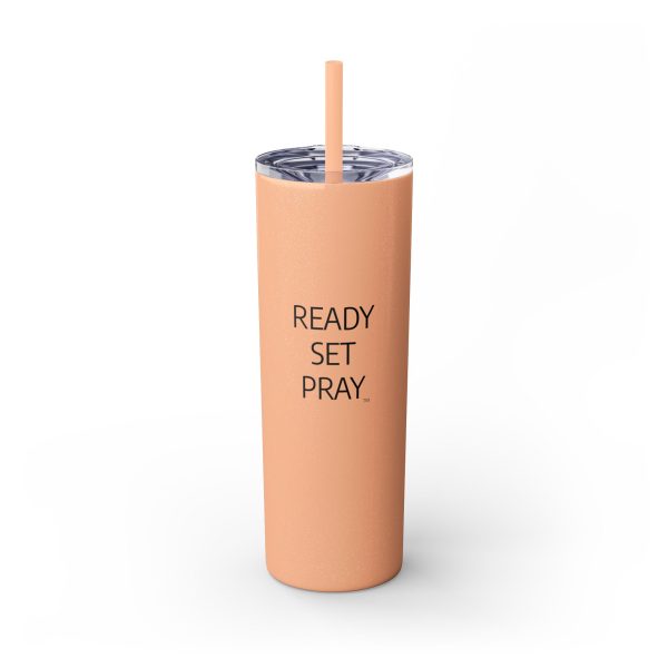 Cup Skinny Tumbler with Straw, 20oz READY SET PRAY TM - Image 28