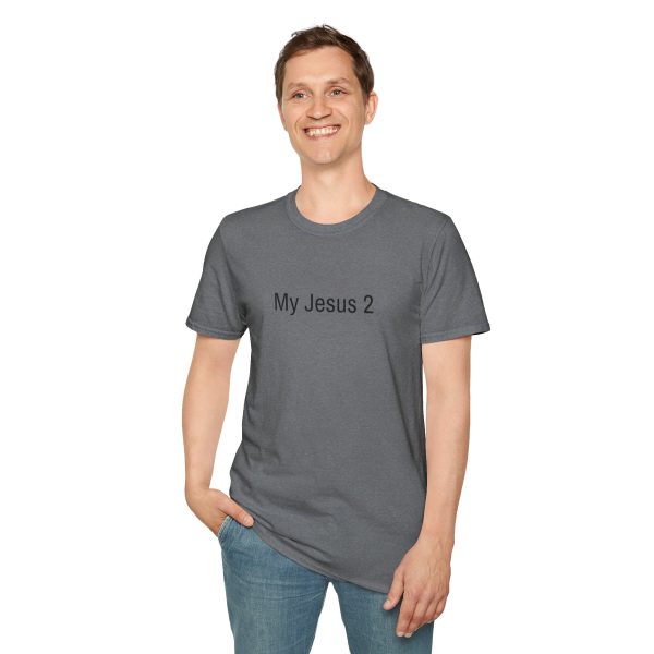 My Jesus 2 Unisex Softstyle T-Shirt Black Letters TM - Image 55