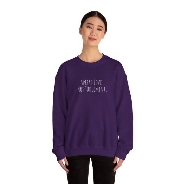 Unisex Heavy Blend Crewneck Sweatshirt Spread Love Not Judgement TM - Image 59