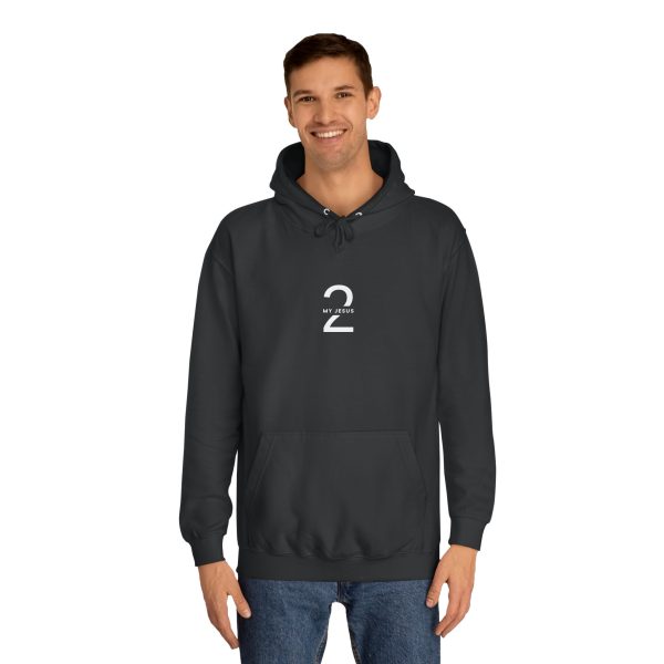 Unisex College Hoodie My Jesus 2 Logo TM - Image 7