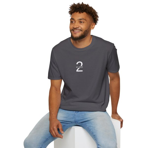 My Jesus 2 Front & Back Logo Unisex Softstyle T-Shirt TM - Image 48