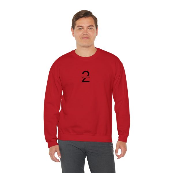 Unisex Heavy Blend Crewneck Sweatshirt My Jesus 2 Logo TM - Image 61