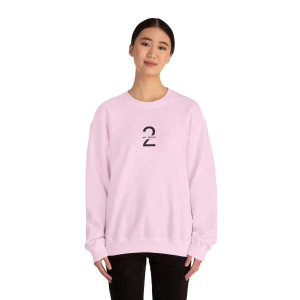 Unisex Heavy Blend Crewneck Sweatshirt My Jesus 2 Logo TM - Image 48