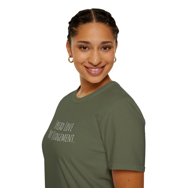 Spread Love Not Judgement Unisex Softstyle T-Shirt TM - Image 33