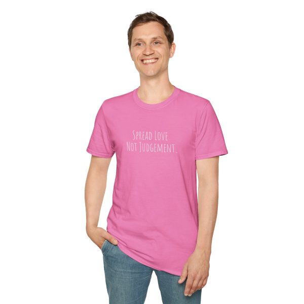 Spread Love Not Judgement Unisex Softstyle T-Shirt TM - Image 115