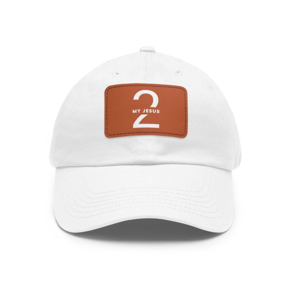 Hat with Leather Patch (Rectangle) My Jesus 2 TM - Image 8