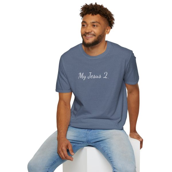 My Jesus 2 Unisex Softstyle T-Shirt White Letters TM - Image 96