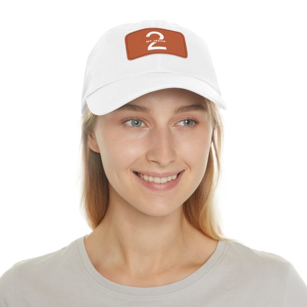 Hat with Leather Patch (Rectangle) My Jesus 2 TM - Image 11