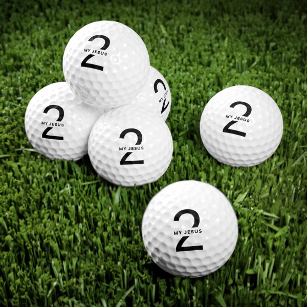 Golf Balls, 6pcs My Jesus 2 Logo TM - Image 4