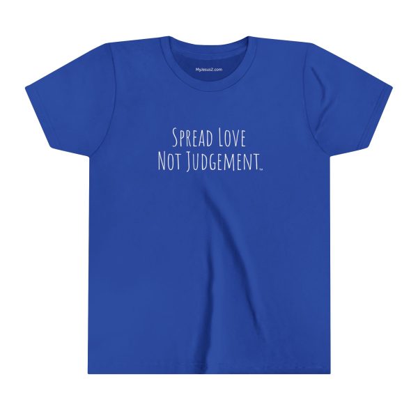 Spread Love Not Judgement Kids Short Sleeve Tee TM - Image 3