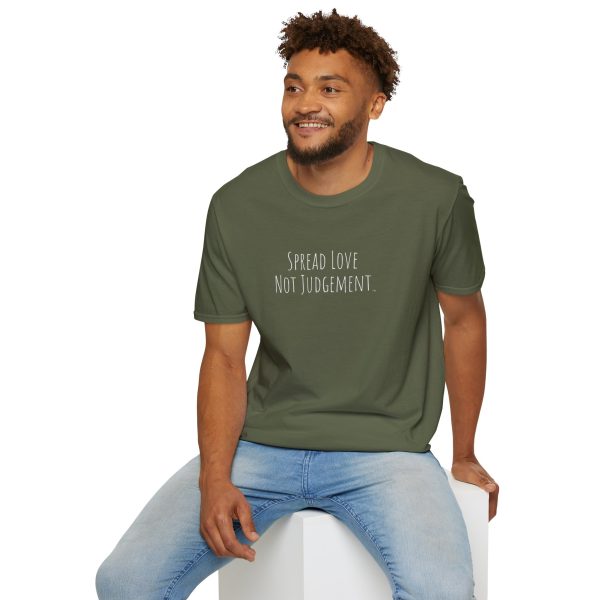 Spread Love Not Judgement Unisex Softstyle T-Shirt TM - Image 36