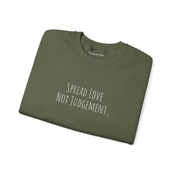 Unisex Heavy Blend Crewneck Sweatshirt Spread Love Not Judgement TM - Image 25