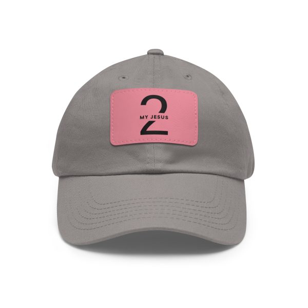 Hat with Leather Patch (Rectangle) My Jesus 2 Logo TM - Image 64