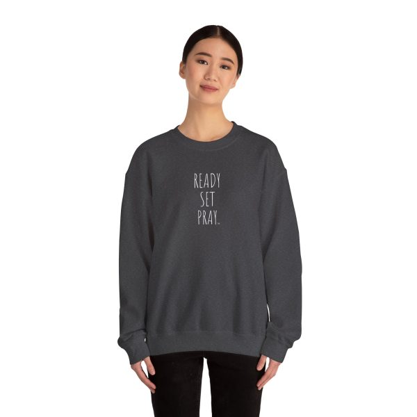 Unisex Heavy Blend Crewneck Sweatshirt READY SET PRAY TM - Image 4